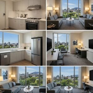 Misty Blue Hotel serviced apartment