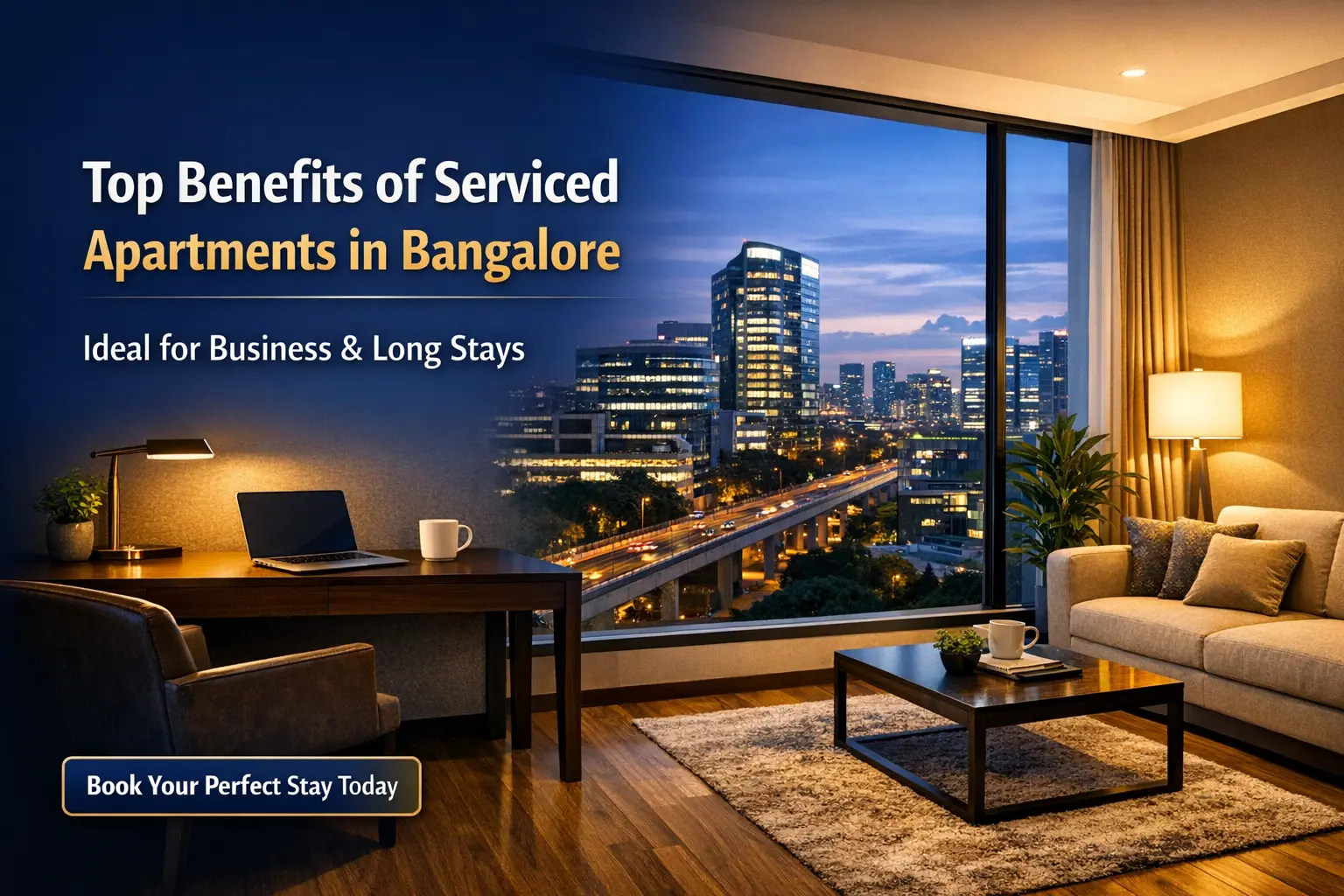 benefits of serviced apartments in Bangalore luxury interior